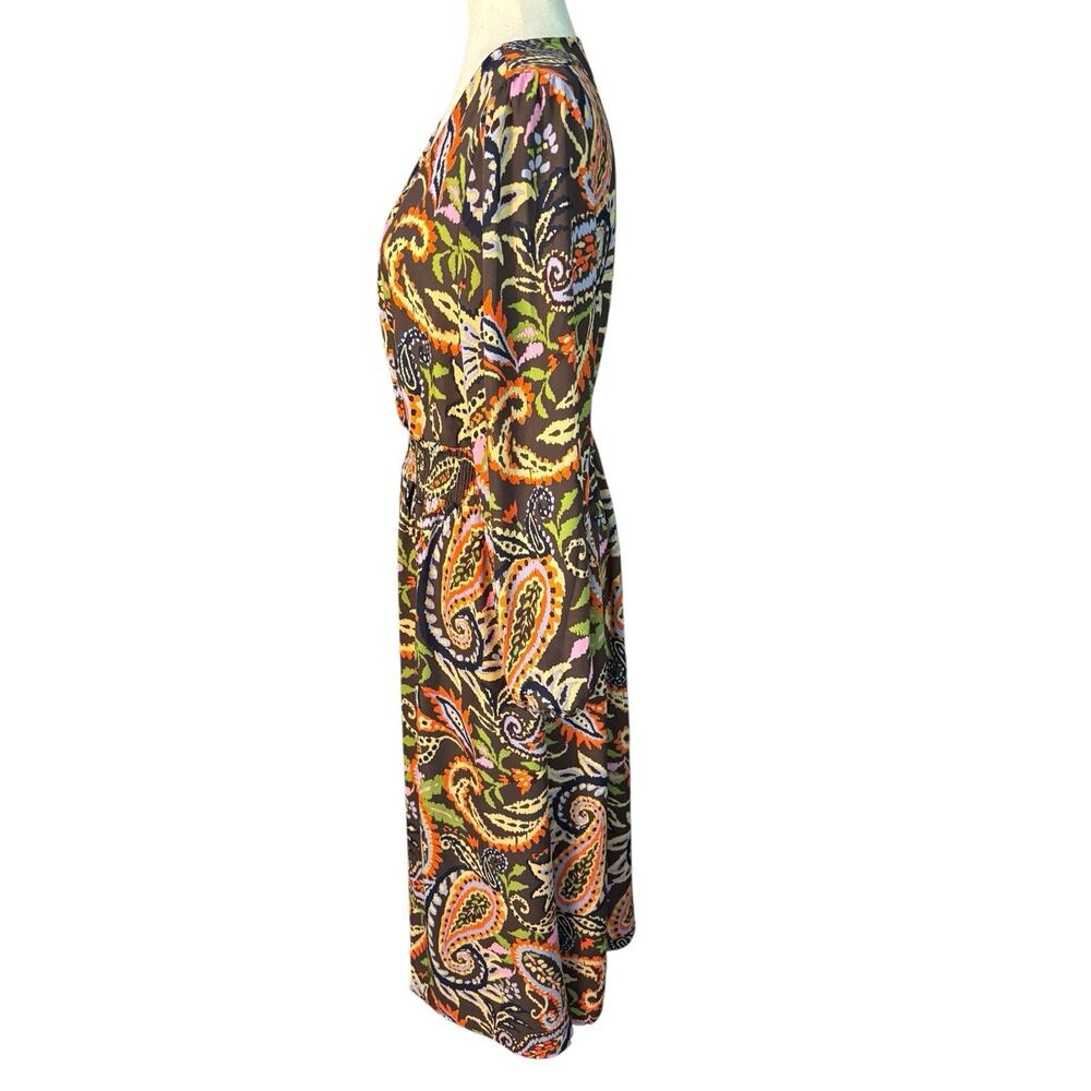 Belle Boho by Kim Gravel Women's Size MP Rustic Paisley Dress - Picture 4 of 9